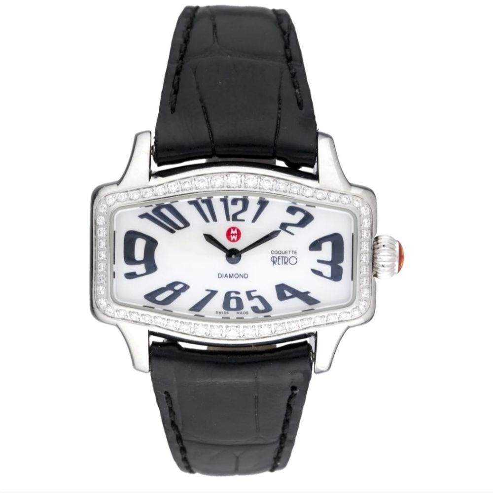 Michele Diamond Watch rare Mother of pearl face Like New